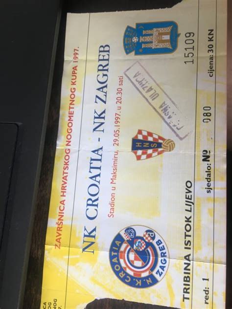 Finale Hrvatskog Kupa Nk Croatia Nk Zagreb Ulaznica Program