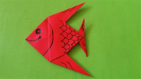 Cara Membuat Origami Ikan Hias Origami Binatang YouTube