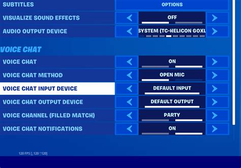 Fortnite Shows No Voice Chat Audio Devices Just Default Rfortnitebr