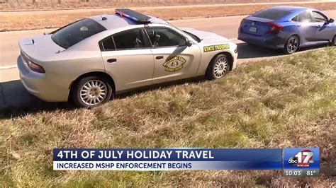 Missouri State Highway Patrol's Fourth of July counting period started ...