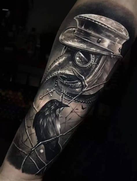 Update 68 Plague Doctor Tattoo Sleeve Latest In Cdgdbentre