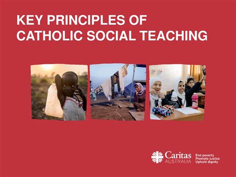 Key Principles Of Catholic Social Teaching Information For Users Ppt