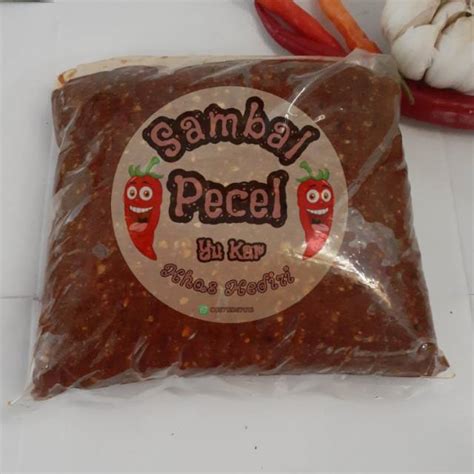 Jual Sambel Pecel Bumbu Pecel Sambal Pecel Kemasan 1 2 Kg Shopee