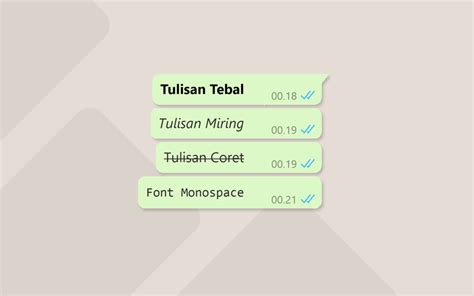 Cara Membuat Tulisan Tebal Miring Dan Coret Di Whatsapp Guru Design