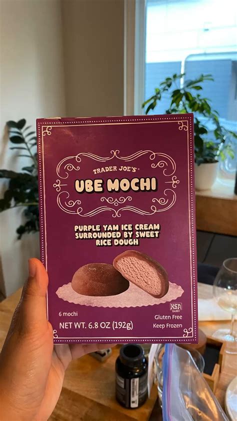 Trader Joes Ube Mochi Storage Chest Mochi Decor