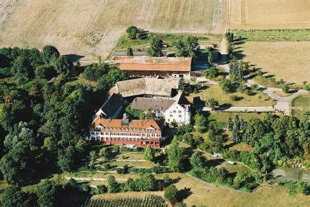 Städte und Gemeinden Luftbild Hofgut Schloss Westerhaus Ingelheim