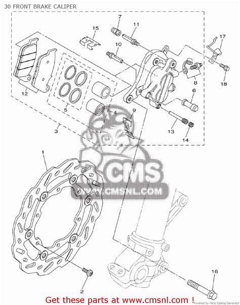 3D7W005700 Piston Assy Caliper Yamaha Buy The 3D7 W0057 00 00 At CMSNL