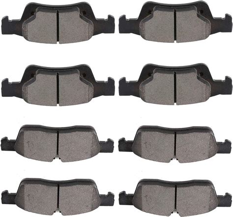 Amazon Ceramic Brake Pads Kits Scitoo Pcs Brakes Pads Set Fit For