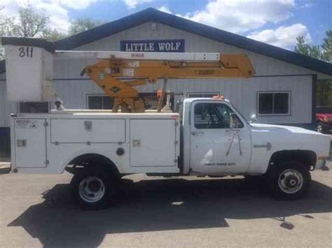 Chevrolet K30 1987 Bucket Boom Trucks