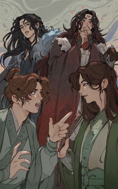 Luo Binghe Shen Qingqiu Shang Qinghua And Mobei Jun Renzha Fanpai