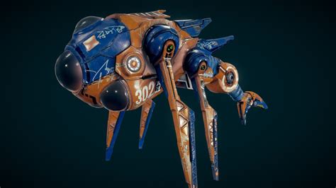 Sci-fi Submarine Drone - Buy Royalty Free 3D model by neatpolygons [251ee9c] - Sketchfab Store