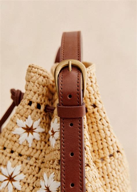 Mini Farrow Raphia Bucket Natural Raffia Raffia Octobre Ditions