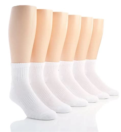 Training Cotton Quarter Socks 6 Pack