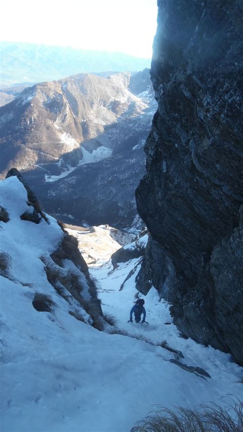 Canale Cambron Al Cavallo Una Classica Invernale Sulle Apuane