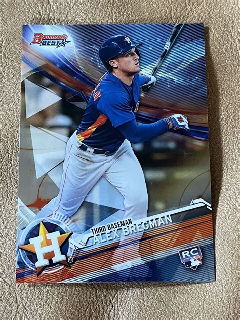 Bowman S Best Alex Bregman Rookie Rc Houston Astros Ebay