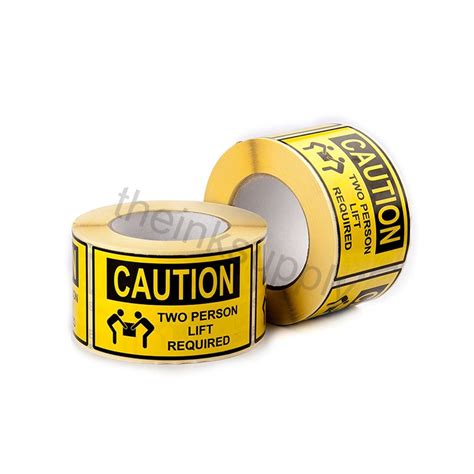 Buy Heavy Caution Sticker Label For Packaging