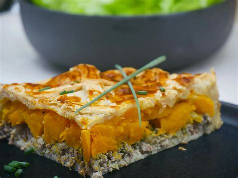 Tourte au potimarron boeuf et moutarde Goûtu org Cuisine et Amis