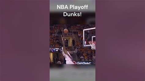 Nba Playoff Dunks 🔥👀🏀 Shorts Nba Basketball Youtube