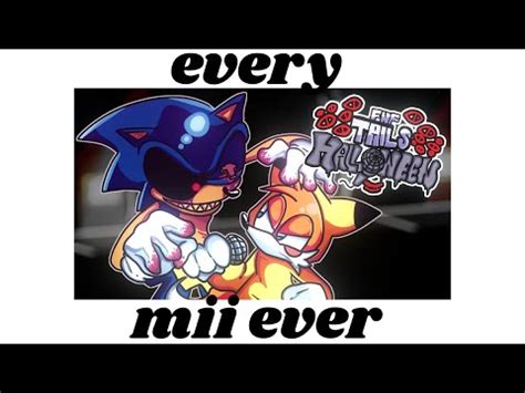 Every Tails Halloween Mii Ever YouTube