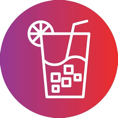 Premium Vector Cold Drink Icon Style