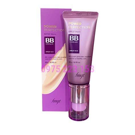 Kem nền The Face Shop Power Perfection BB SPF 37 V201 Apricot Beige 20g