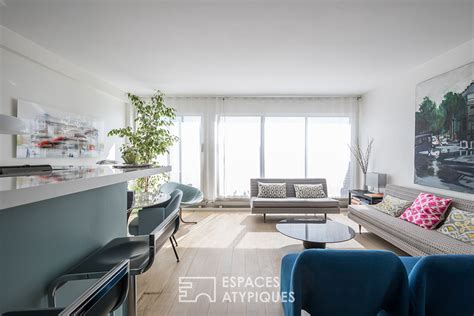 Vente Contemporary apartment with balcony terrace à PARIS 50 m2