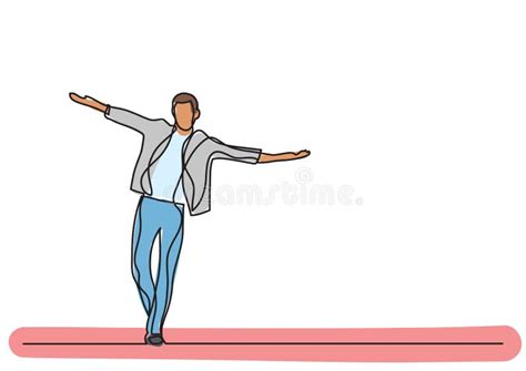 Ours Blanc Simple De Marche De Couleur Illustration Stock