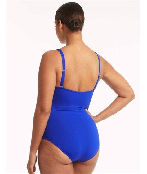 Sea Level Eco Essentials Cross Front A Dd Cup One Piece Swimsuit Cob