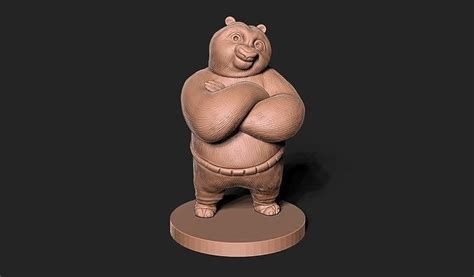 KUNG FU PANDA 3D MODEL 3D model 3D printable | CGTrader