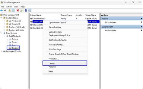 Delete Uninstall A Printer In Windows 11 10