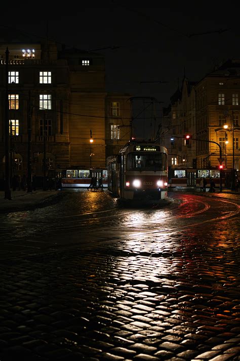 Tram on Stop in Luxembourg · Free Stock Photo