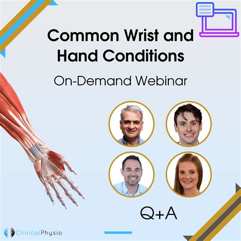 Common Wrist And Hand Conditions Qa On Demand Webinar Clinical Physio