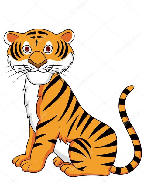 Desenhos Animados Do Tigre Imagem Vetorial De Idesign