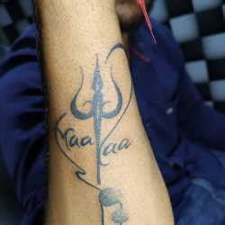 Nagarjuna Om Tattoo