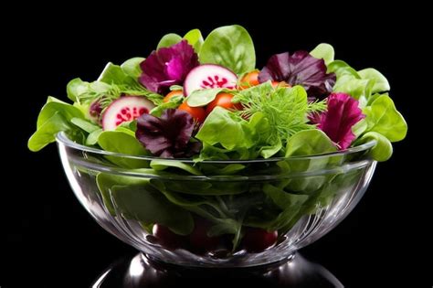 Premium Photo Fresh Garden Salad Bowl