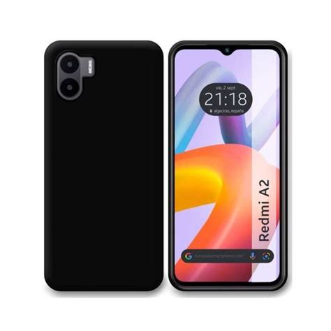 Funda Silicona Gel Tpu Negra Xiaomi Redmi A2 Con Ofertas En Carrefour