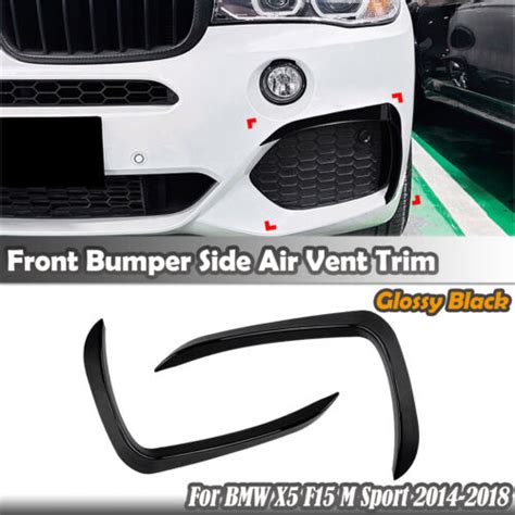 Front Bumper Side Air Vent Fog Lamp Trim For Bmw X F M Sport