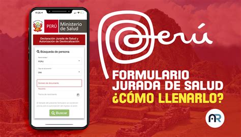 Cómo Llenar La Declaración Jurada De Salud Para Viajar A PerÚ