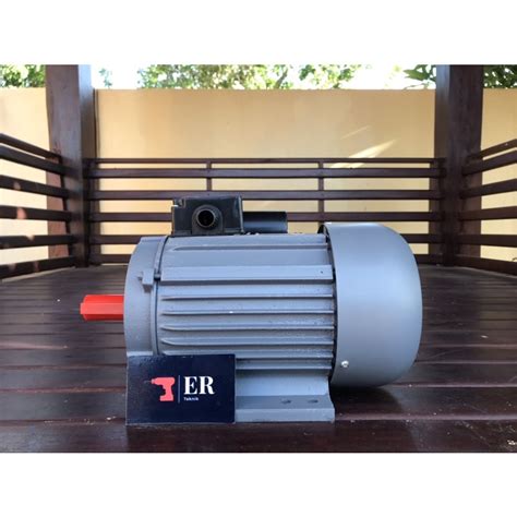 Jual Dinamo WIPRO 2 HP RPM Tinggi 2860RPM 1Phase Electro Motor 2 PK 2P ...