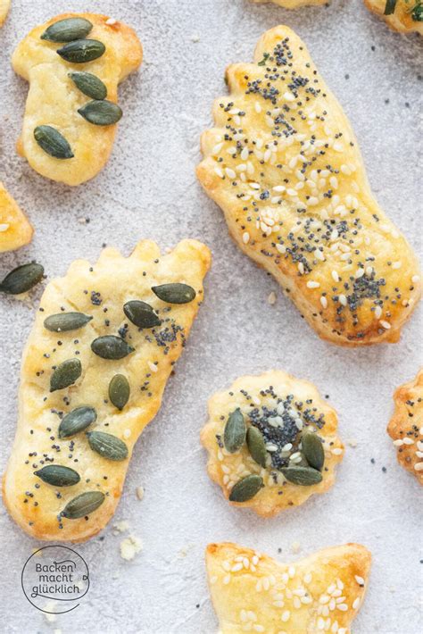 Herzhafte Käse Plätzchen Backen macht glücklich