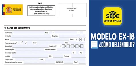 Cómo Rellenar El Modelo EX 18