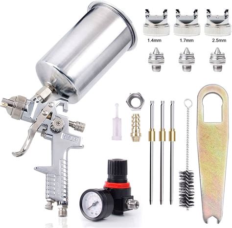 Master Elite Pro Hvlp Spray Gun Ultimate Kit Fluid Tip Off