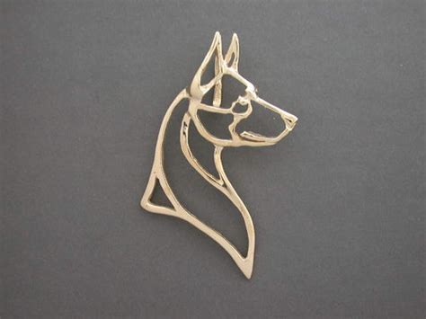 Miniature Pinscher Head Cutout Lrg R Pendant Originals By Omar