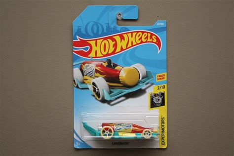 Hot Wheels Experimotors Carbonator Red Turquoise
