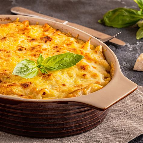 Recette Gratin de macaroni à la béchamel