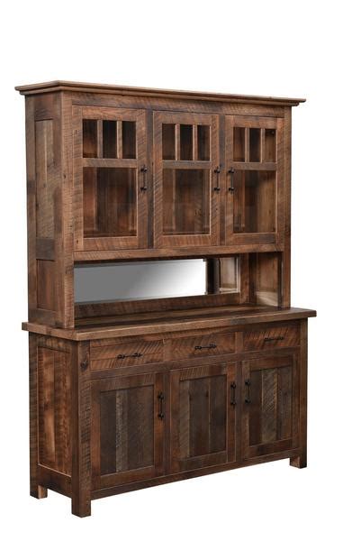 Bristol Reclaimed Barnwood Hutch From DutchCrafters Amish Furniture