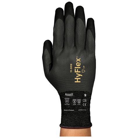 Hyflex L Ansi Cut Level A Coated Gloves El