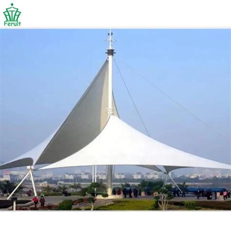 Outdoor Landscape Sunshade Membrane Tensile Fabric Bird Shape Canopy