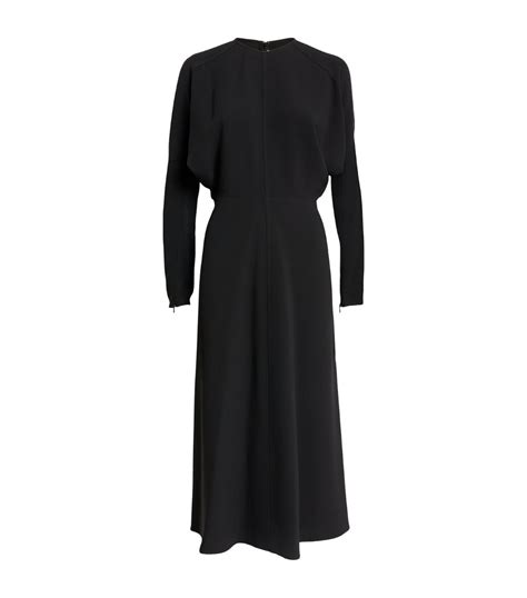 Womens Victoria Beckham Black Dolman Midi Dress Harrods Us