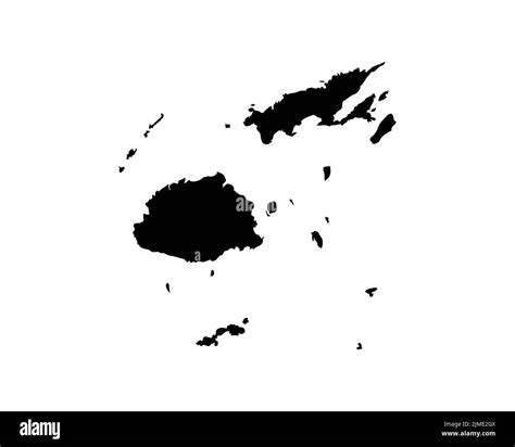 Fiji fiji islands map Black and White Stock Photos & Images - Alamy